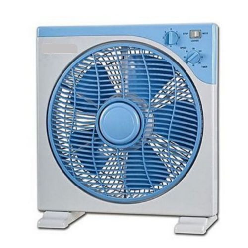 Box Table Fan , 12 '' - White,Blue