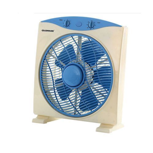Box Table Fan , 12 '' - White,Blue