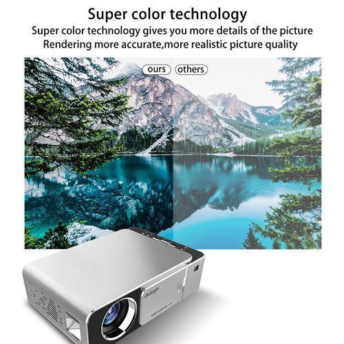 Home Theater Projector 3000 Users  HDMI USB VGA SD-silver