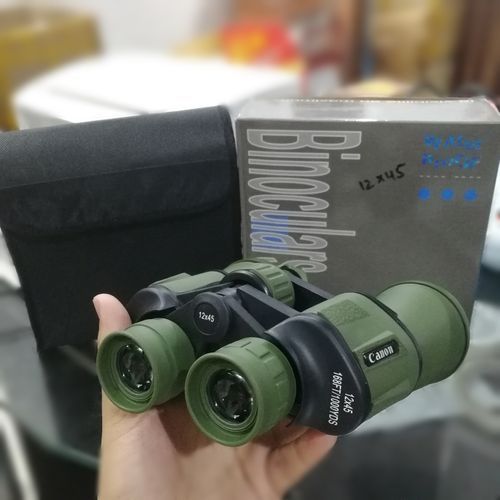 Optics Binocular 12×45, 261FT AT 1000YS Coated - Army Green