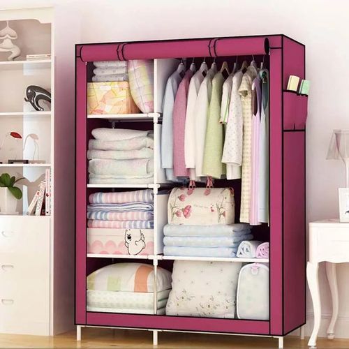 Large Capacity Fabric Wardrobe, Removable Wardrobe Cabinet