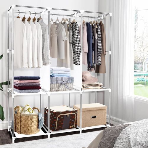 Large Capacity Fabric Wardrobe, Removable Wardrobe Cabinet