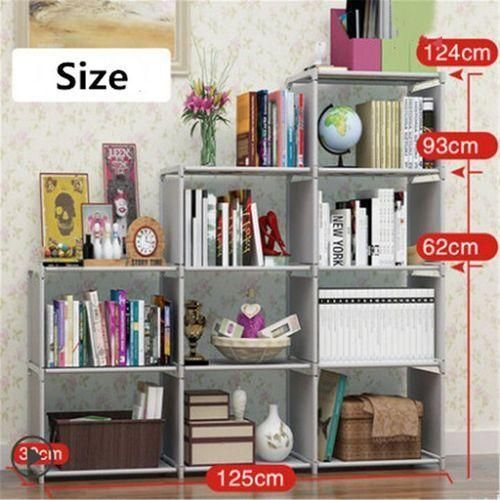 Multi Functional Combination Shelf, Clothes Rack, Shelf, Furniture Shelf, Grey