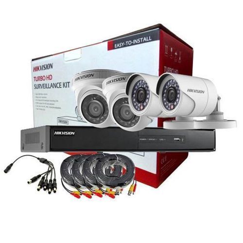 Hikvision 4 Channel 2mp Fully installed  - White