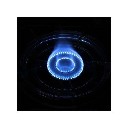 2 Burner Tempered Glass Gas Stove -Black