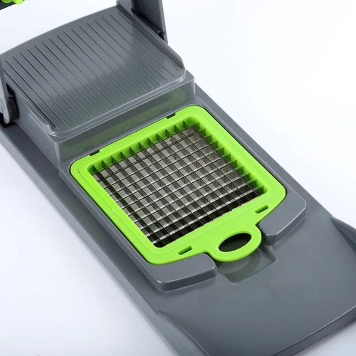 11 in 1 Multi-function Vegetable and Fruit Chopper Kitchen Diced Artifact Potato Shredded grater grater household potato chip sliced grater -Green