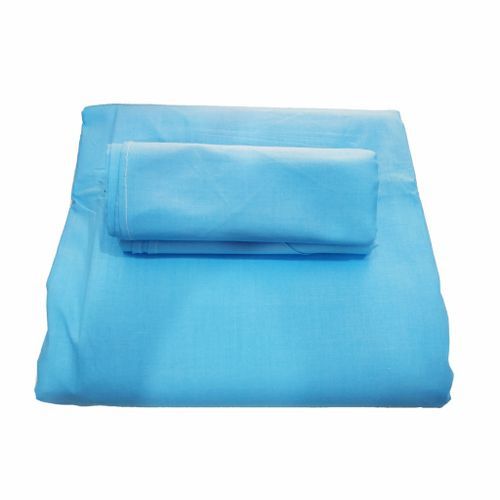 PolyCotton Bedsheets With 2 Pillowcases - Blue