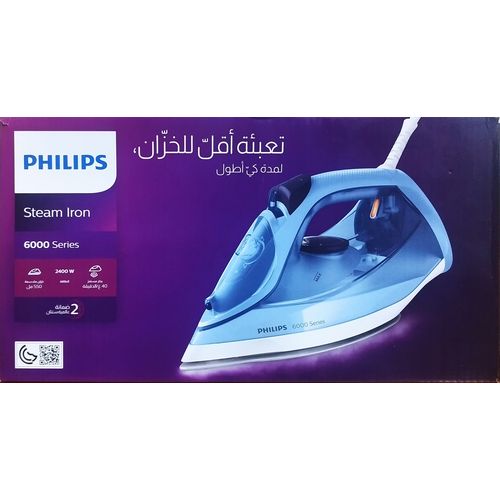 Philips 2 In 1 Steam & Flat Iron  - Blue