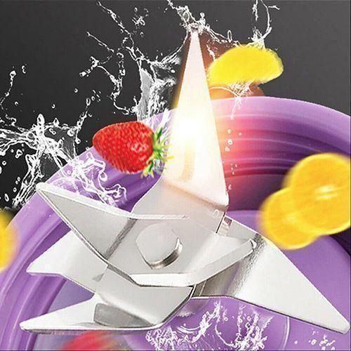 Portable Blender Juicer 380ml USB Rechargeable - Purple