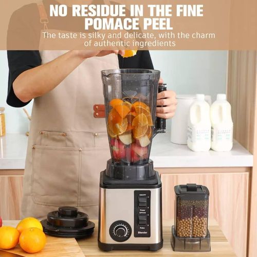 2.5 Liters Heavy Duty Electric Plastic Commercial Blender With Big And Small Jar-Multicolour