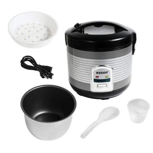 Marado Electric Rice Cooker - 5Litres- Black