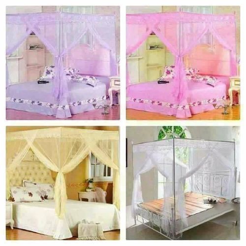 4 Stand / Pole Mosquito Net - Purple