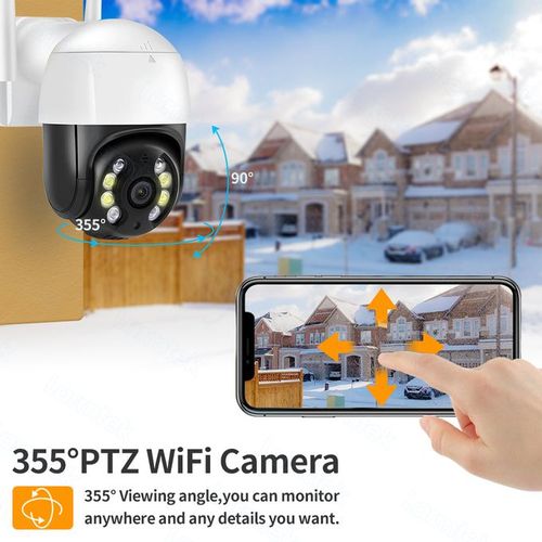 4K 4MP PTZ Camera WiFi Outdoor Wireless 4x Zoom Camera