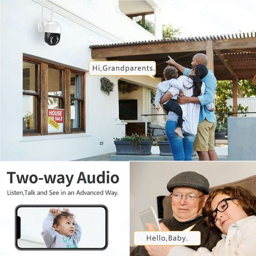 4K 4MP PTZ Camera WiFi Outdoor Wireless 4x Zoom Camera