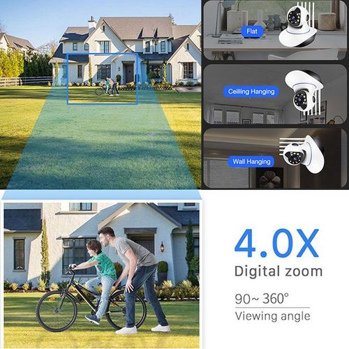 1080P 360° WiFi Camera For Home IP Surveillance