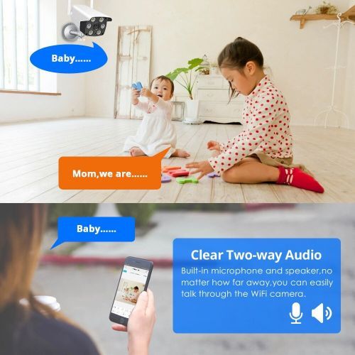 1080P Outdoor IP Camera Waterproof Wifi Security CCTV Camera Surveillance