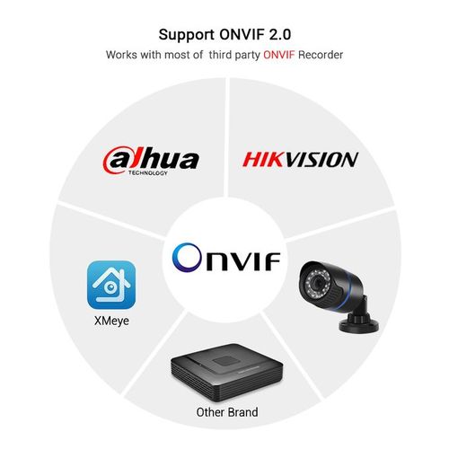 Ultra HD IP Camera Outdoor Security CCTV Camera Night Vision Recording