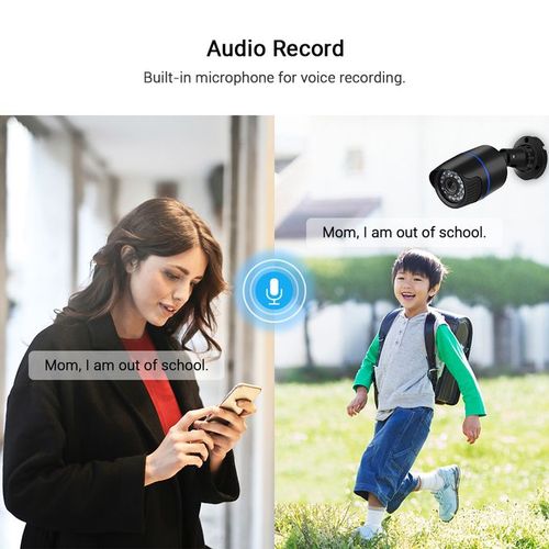 Ultra HD IP Camera Outdoor Security CCTV Camera Night Vision Recording