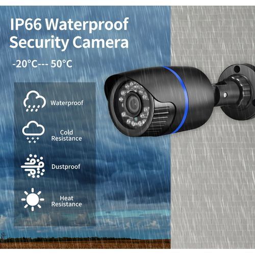 Ultra HD IP Camera Outdoor Security CCTV Camera Night Vision Recording