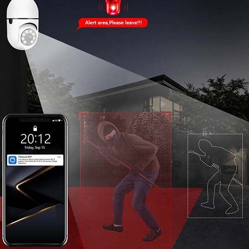 360°surveillance Camera Smart Wireless HD Night Visioncamera
