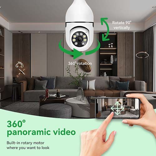 360°surveillance Camera Smart Wireless HD Night Visioncamera