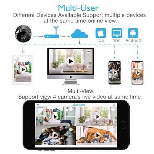Mini Camera HD WIFI Night Vision Motion Tracking