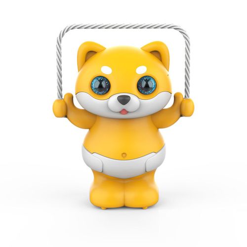Robot Dog Toy Sound Control Pig Rope Skipping 360&deg; Roll