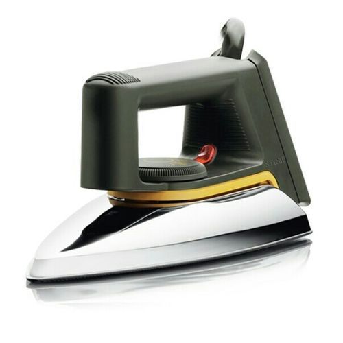 Saachi NL-1R-1172 Non-Stick Flat Dry Iron - Silver,Grey.
