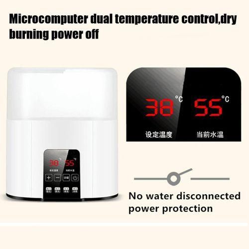 Multifunction Automatic Intelligent Thermostat Baby Bottle Warmers Steam Baby Milk Bottle Disinfection Fast Warm White