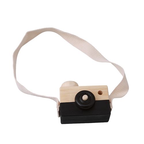 New Mini Cute Wood Camera Toys Safe Natural Toys For Baby