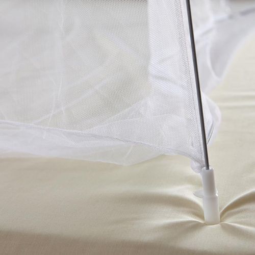 David Foldable Tent-Style Mosquito Net  With Zipperbed Net T1  WHITE