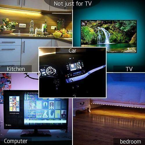 5V USB Warm Light Strip For Home Kitchen Bedside - 5M
