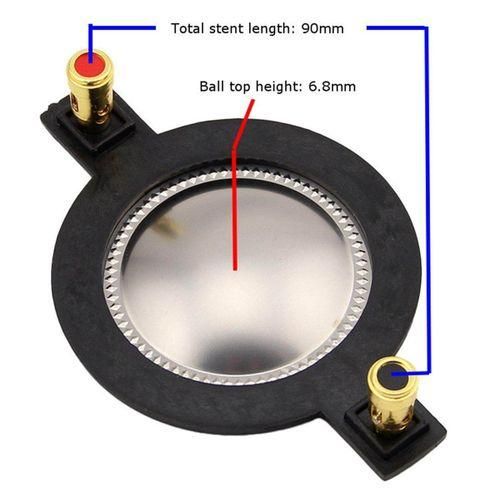 44.4mm High Pitched Membrane High Voice Coil General Titanium Diaphragm