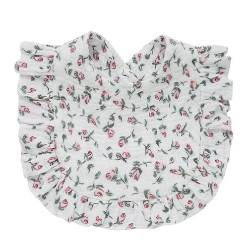 SOME Baby Teething Bib Newborn Feeding Bib Cloth Towel Bandana Burp Cloth Ruffles Bib Machine Washable Infant Boy Girl U