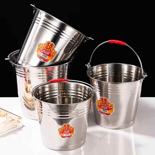 Sawa 34cm Stainless Steel Ice Bucket/Multipurpose Bucket with a handle-1pc