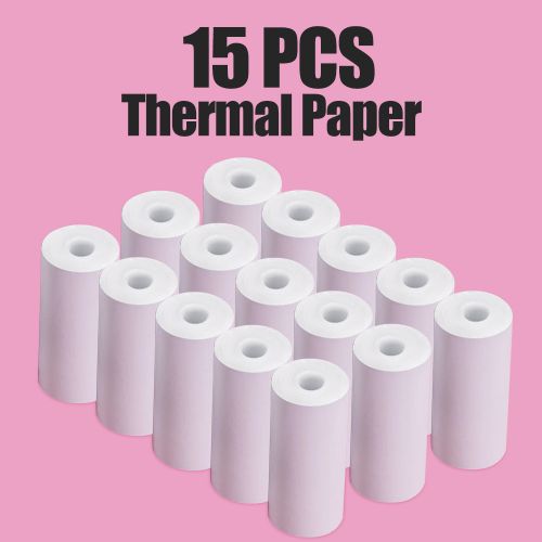 3 6 9 15 21Pcs Portable Printable Sticker Paper Roll Direct