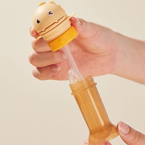 Water Bottle Caps With Straw Yellow