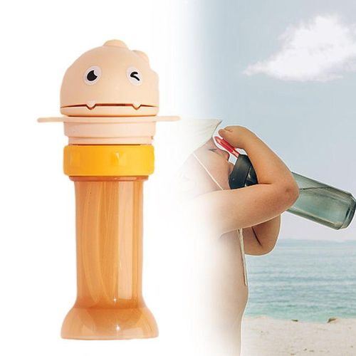 Water Bottle Caps With Straw Yellow