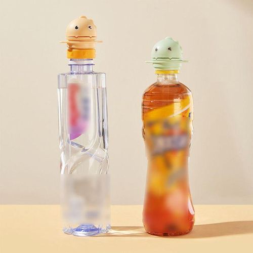 Water Bottle Caps With Straw Bottle Spout Yellow