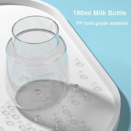 Double Breast Pump Portable Electric Breast Pump Hands Free for Breastfeeding with LED Screen 3 Modes 9 Suction Level Low Noise 180ml Milk Bottle Capacity