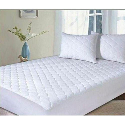 Waterproof Matress Cover Full Fitted Cover - White