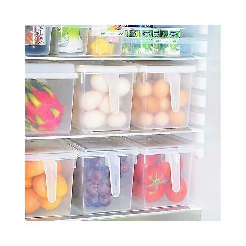 5L Fridge Storage Container Box Holder Organiser Food Containers -Clear.