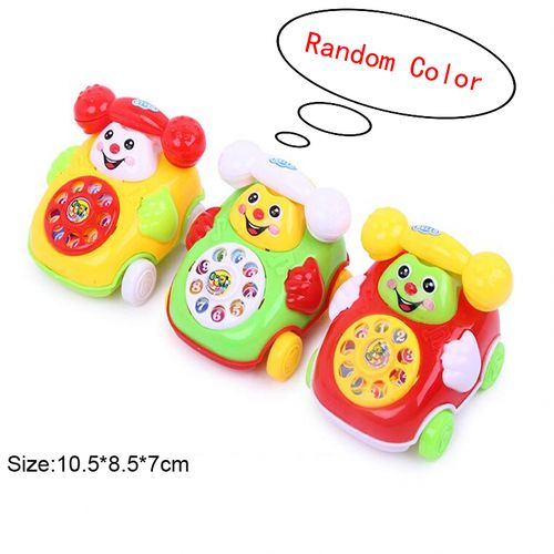 Children's Phone Simulation Toys Baby Pull Line Running Car