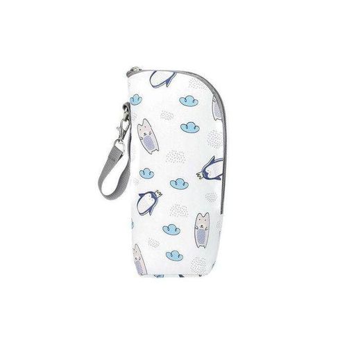 Water Bottle Cooler Bag Travel Mug Newborn Cartoon White