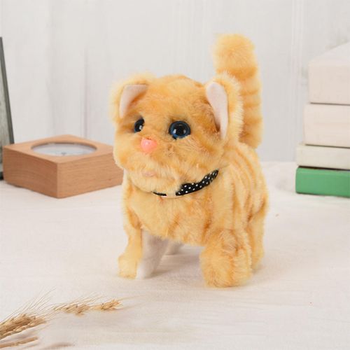 Electronic Cat Toy Early Learning Stuffed Animal Robot