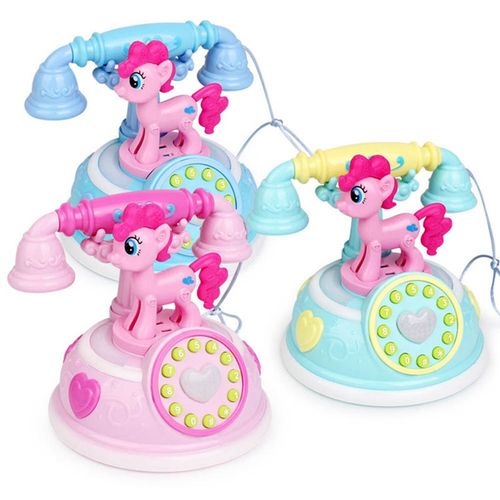 Retro Children Unicorn Phone Toy Early Education Story