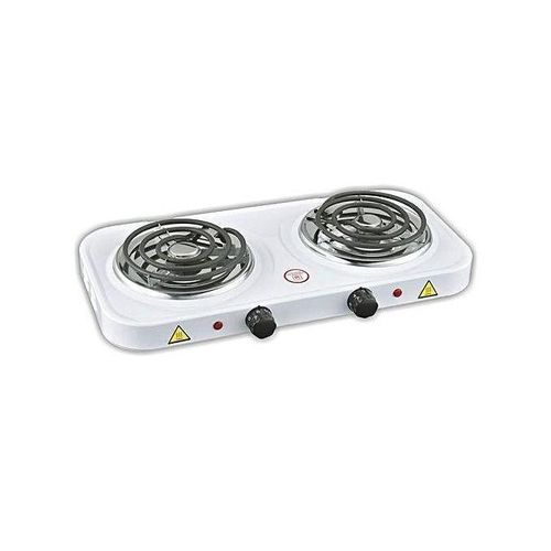 Hot Plate Portable Double Burner Electric Coil Hot Plate - Black