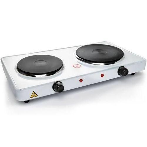 Hot Plate Portable Double Burner Electric Coil Hot Plate - Black