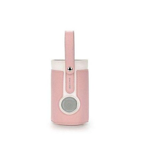 Baby Bottle Warmer USB 3 Levels Constant Heating For Home Newborn Pink