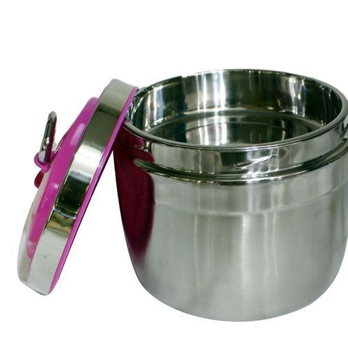 Stainless Steel Double wall Insulated Food Flask 1.4 Litre - Silver